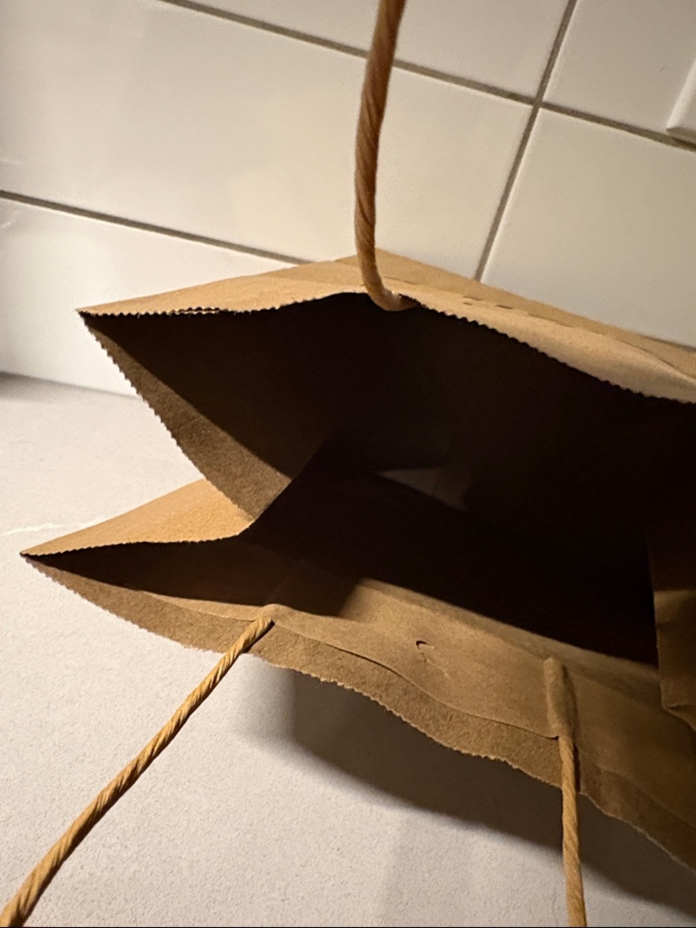NEW Lot of 20x “Thank You” + Heart Medium Paper Gift Bags w/ Handles Brown/Black - Picture 10 of 10